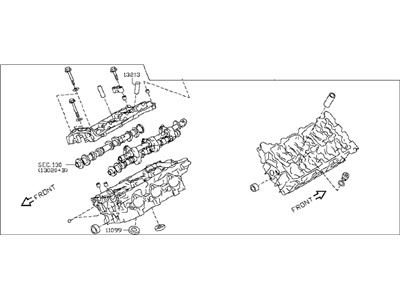 Infiniti 11040-1MC2A Cylinder Head