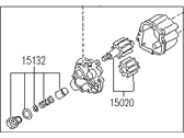 OEM 1995 Infiniti Q45 Pump Assembly-Oil - 15010-60U01