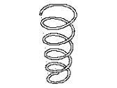 OEM 2001 Infiniti G20 Front Spring - 54010-6J004