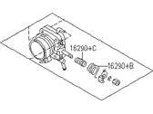 OEM 1997 Infiniti J30 Throttle Body - 16118-18Y01