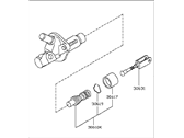 OEM Infiniti Cylinder Assy-Clutch Master - 30610-JK00C