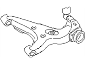 OEM 1991 Infiniti M30 Rear Left Suspension Arm Assembly - 55502-F6600