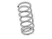 OEM Infiniti EX35 Front Coil Spring - 54010-1BA0A