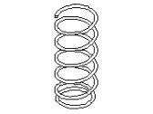 OEM 1992 Infiniti G20 Rear Suspension Spring - 55020-78J00