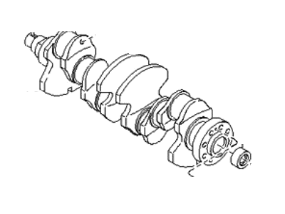 Kia 0K01511300 CRANKSHAFT Assembly