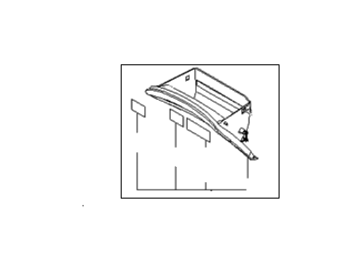 Kia 845102G300J7 Glove Box Assembly