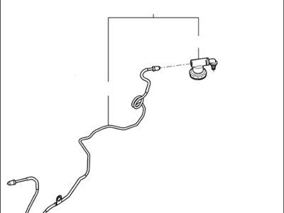 Kia 416302G000 Clutch Tube Assembly