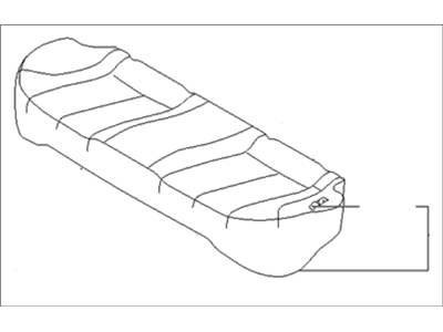 Kia 891002GHF0AG5 Cushion Assembly-Rear Seat