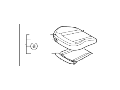 Kia 881004U051AK8 Cushion Assembly(W/O Track