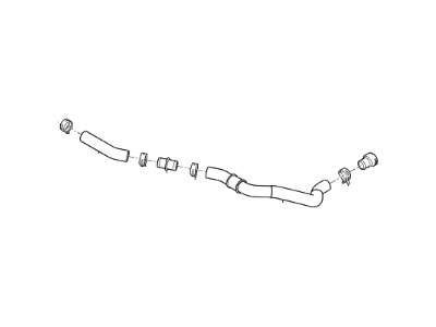 Kia 25414E6000 Hose Assembly-Radiator, Upper