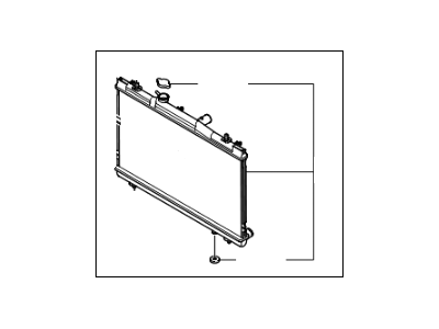 Kia 253102F000 Radiator Assembly