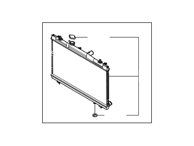 Kia 253102F020 Radiator Assembly