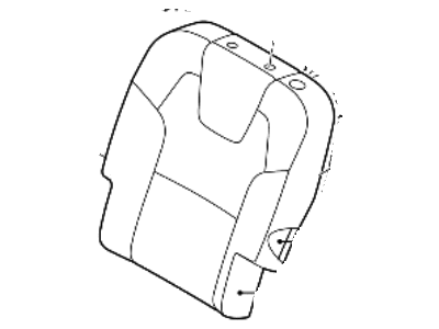 Kia 89360S9630XNE COVERING-RR SEAT BAC