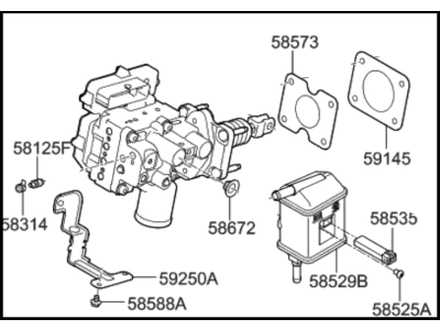 Kia 58500G5910 INTEGRATED BRAKE ACT