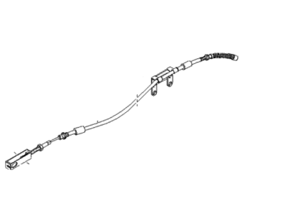 Kia 0K56B44420A Cable-Parking, LH