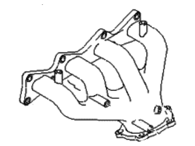 Kia 0K08A13451C Exhaust Manifold Assembly