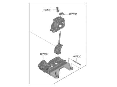 Kia 46700AT100 LEVER ASSY-ATM