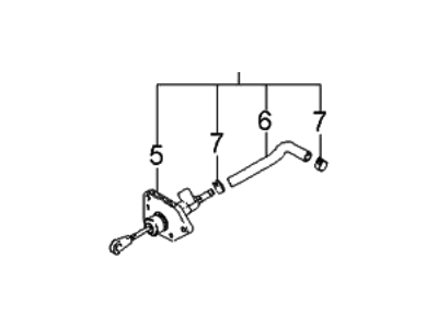 Kia 416052E000 Clutch MASTER/CYLINDER