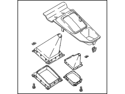 Kia 0K08F64330C Console Panel Assembly-Front