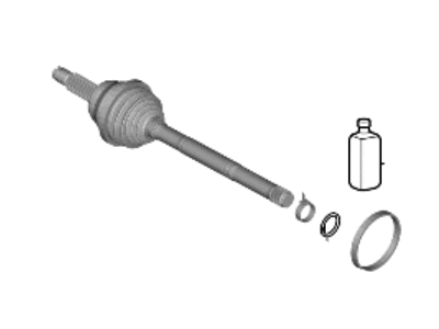 Kia 495R1AT000 JOINT & SHAFT KIT-WH