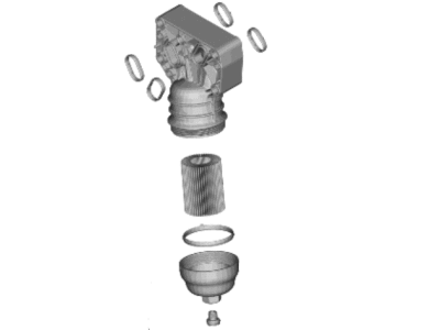 Kia 263102S001 Engine Oil Filter Assembly