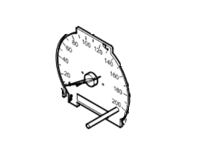 Kia 0K53M55461 Tacho Meter Assembly