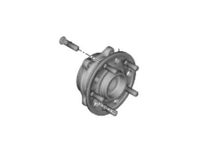 Kia 51730CVAA0 HUB ASSY-FR WHEEL