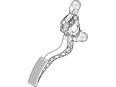 Kia 32700A9000 Pedal Assembly-Accelerator