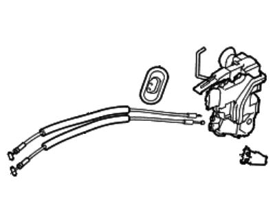 Kia 813203R110 Front Door Latch & Actuator Assembly, Right