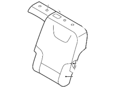 Kia 89360CV390CWD COVERING-RR SEAT BAC