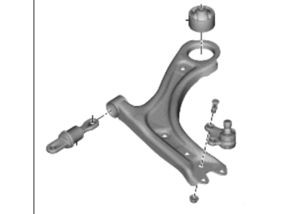 Kia 54501CW050 ARM COMPLETE-FR LWR