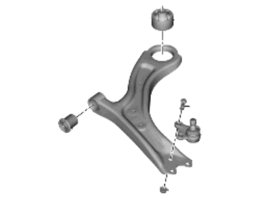 Kia 54500CW050 ARM COMPLETE-FR LWR