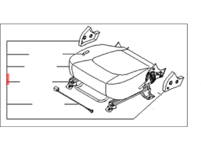 Kia 881031L741391 Cushion Assembly-Front Seat