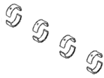 Kia 2102026985 Bearing Set-Crankshaft
