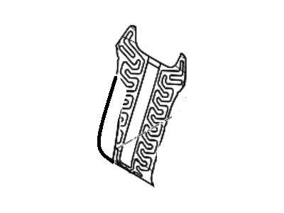 Kia 89370R5000 HEATER-REAR SEAT BAC
