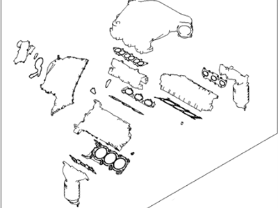 Hyundai 20920-3CD00 Gasket Kit-Engine Overhaul Upper