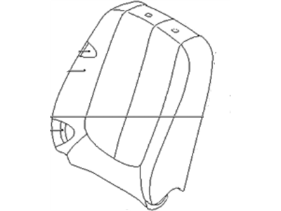 Kia 883801D020460 Front Seat Back Passenge Covering