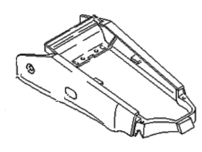 Kia 0K08B64311H70 Console-Front