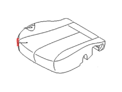 Kia 881604D011CS2 Front Seat Cushion Driver Covering