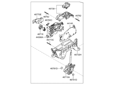 Kia 46700F6200 Lever Assembly-Atm