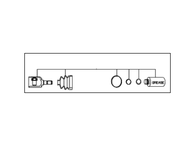 Kia 495921F200 Joint Set-Inner, LH