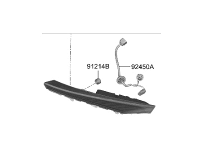 Kia 92402CV050 LAMP ASSY-REAR COMB