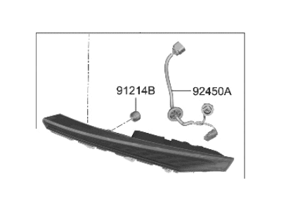 Kia 92401CV050 LAMP ASSY-REAR COMB