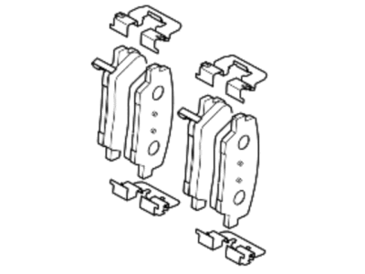Kia 58302G9A20 PAD KIT-REAR DISC BR