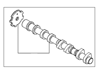 Kia 242003C105 Camshaft Assembly-Exhaust