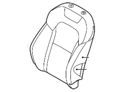 Kia 88460J6020ECJ Front Back Covering Assembly