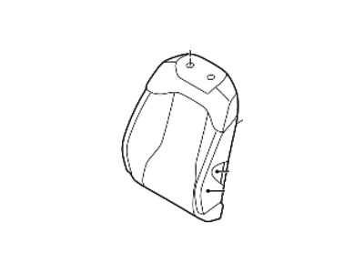 Kia 88360P1010FG5 COVERING ASSY-FR BAC