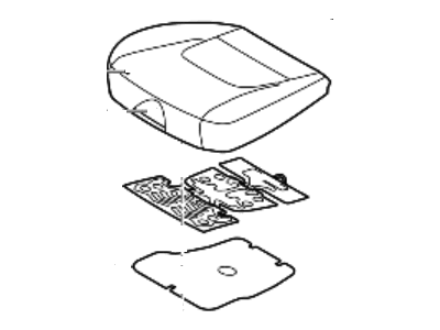 Kia 88100P1010FG5 CUSHION ASSY-FR SEAT