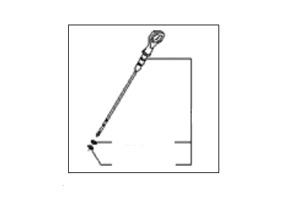 Kia 266113E002 Oil Level Gauge Rod Assembly