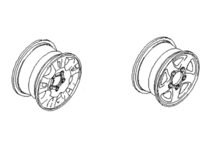Kia K9965466050 Wheel-Disc, Aluminum